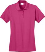 Port & Company Ladies Ring Spun Pique Polo