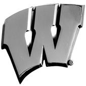 Fan Mats Univ. of Wisconsin Chrome Vehicle Emblem Fan Mats Univ. of Wisconsin Chrome Vehicle Emblem