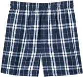 District Young Men's Flannel Plaid Boxer