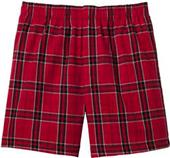 District Young Men's Flannel Plaid Boxer