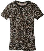 District Made Ladies' Perfect Weight Leopard Tee
