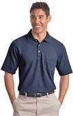 Port Authority Mens EZCotton Pique Pocket Polo