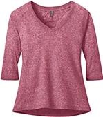 District Made Ladies' Microburn V-Neck Raglan Tee