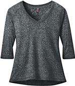 District Made Ladies' Microburn V-Neck Raglan Tee