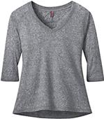 District Made Ladies' Microburn V-Neck Raglan Tee