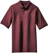 Port Authority Mens Silk Touch Polo with Pocket