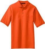 Port Authority Mens Silk Touch Polo with Pocket