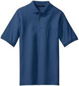 Port Authority Mens Silk Touch Polo with Pocket