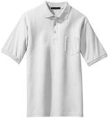 Port Authority Mens Silk Touch Polo with Pocket