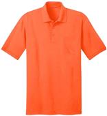 Port & Company Mens Jersey Knit Pocket Polo