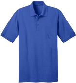 Port & Company Mens Jersey Knit Pocket Polo