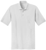 Port & Company Mens Jersey Knit Pocket Polo