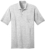 Port & Company Mens Jersey Knit Pocket Polo