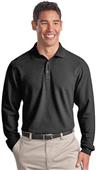 Port Authority Men Long Sleeve EZCotton Pique Polo