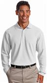 Port Authority Men Long Sleeve EZCotton Pique Polo