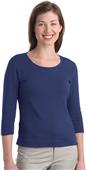 Port Authority Modern Stretch Scoop Neck 3/4 Shirt
