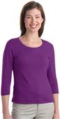 Port Authority Modern Stretch Scoop Neck 3/4 Shirt