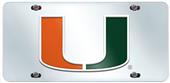 Fan Mats University of Miami License Plate Inlaid Fan Mats University of Miami License Plate Inlaid