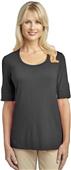 Port Authority Ladies Concept Scoop Neck Shirt