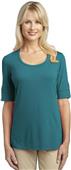 Port Authority Ladies Concept Scoop Neck Shirt
