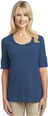 Port Authority Ladies Concept Scoop Neck Shirt