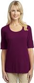 Port Authority Ladies Concept Scoop Neck Shirt