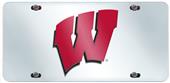 Fan Mats Univ. of Wisconsin License Plate Inlaid Fan Mats Univ. of Wisconsin License Plate Inlaid