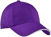 Port Authority Sandwich Bill Cap w/Striped Closure