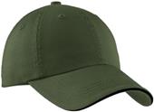 Port Authority Sandwich Bill Cap w/Striped Closure