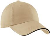 Port Authority Sandwich Bill Cap w/Striped Closure