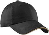 Port Authority Sandwich Bill Cap w/Striped Closure