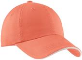 Port Authority Sandwich Bill Cap w/Striped Closure