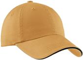 Port Authority Sandwich Bill Cap w/Striped Closure