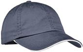 Ladies Sandwich Bill Cap W/Striped Closure