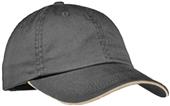 Ladies Sandwich Bill Cap W/Striped Closure