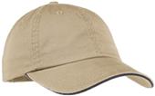 Ladies Sandwich Bill Cap W/Striped Closure