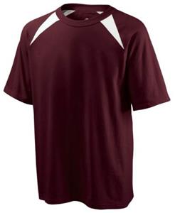 MAROON/WHITE