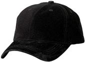 Two-Tone Brushed Twill Cap with Suede Visor