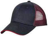 Adult Double Mesh Snapback Sandwich Bill Cap