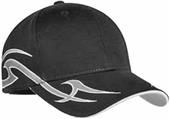 Port Authority Racing Cap with Sickle Flames