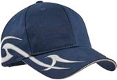 Port Authority Racing Cap with Sickle Flames