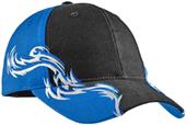 Port Authority Colorblock Racing Cap with Flames