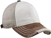 District Leather Bill Distressed Cap