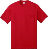 Port & Company 50/50 Cotton/Poly T-Shirt w/Pocket