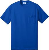 Port & Company 50/50 Cotton/Poly T-Shirt w/Pocket