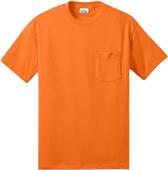 Port & Company 50/50 Safety T-Shirt w/Pocket