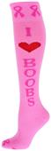 Red Lion I Love Boobs Cancer Awareness Sock (Pair) Red Lion I Love Boobs Cancer Awareness Sock (Pair)
