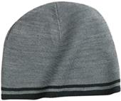Port & Company Fine Knit Skull Cap with Stripes