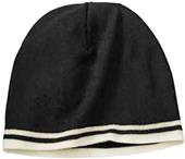 Port & Company Fine Knit Skull Cap with Stripes