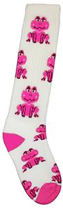WHITE/FLUORESCENT PINK